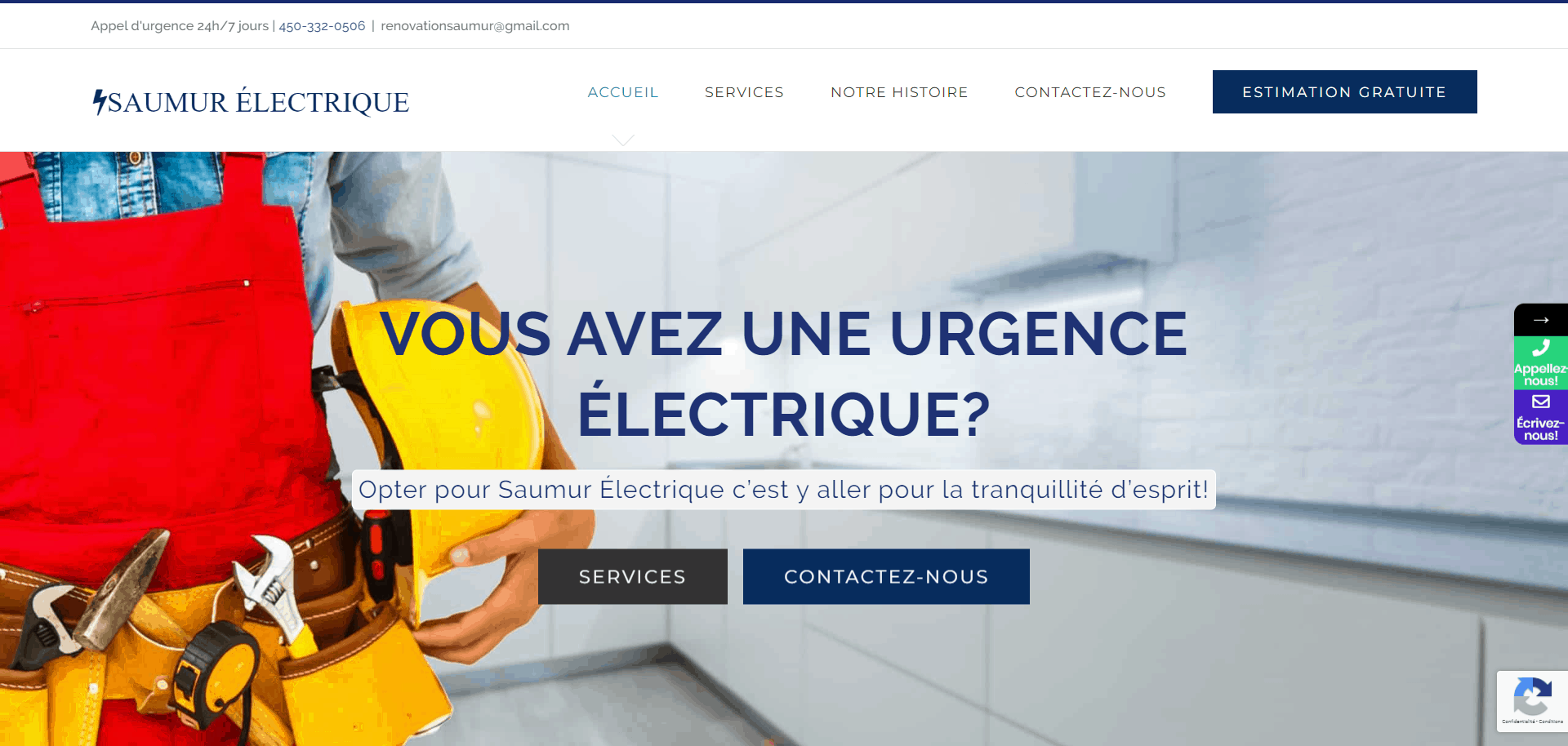 Saumur Électrique – www.saumurelectrique.ca